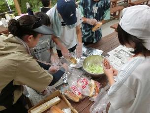 食事の準備